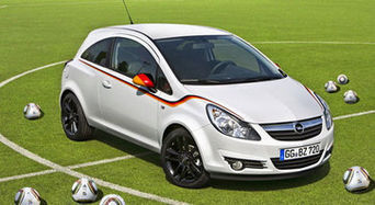 Специальная версия Corsa Opel для футбольных фанатов