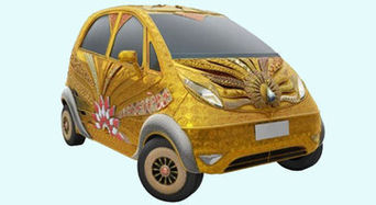 Tata и Goldplus сделают золотой автомобиль