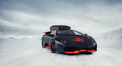 У знаменитого лыжника появился Lamborghini с грузовым отсеком на крыше