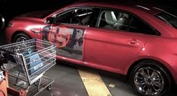 Ford провел необычный краш-тест с тележкой для покупок
