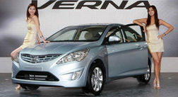 В Китае уже разъезжает новенький Hyundai Accent