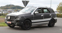 Mercedes-Benz испытывает новую модель ML AMG