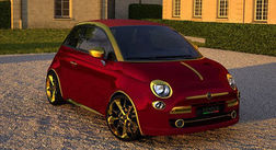 Ателье Fenice Milano не поскупилось на чистое золото для Fiat 500