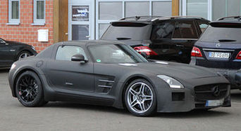 Самый мощный Mercedes-Benz SLS AMG Black Series