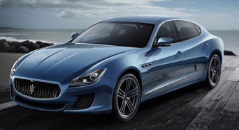 Новый Maserati Quattroporte выехал почти без камуфляжа