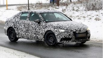 Появились шпионские фотоснимки  нового седана Audi A3