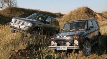 Нива обогнала Range Rover