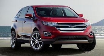 Появились первые фото нового кроссовера Ford Edge