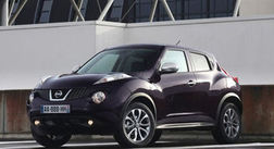 Белый внедорожник Nissan Juke