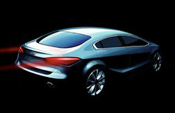 Рассекречена внешность  Kia Cerato