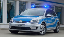 Немецкая полиция будет использовать новый электрический Volkswagen Golf