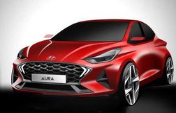 Автокомпания HUNDAY продемонстрировала новый седан Aura.